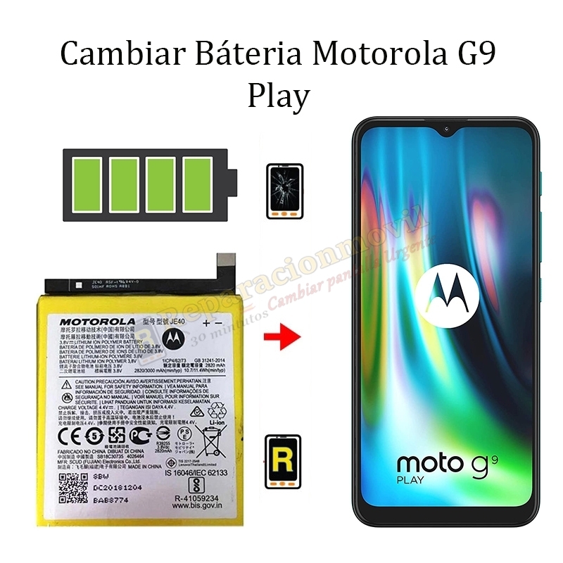 Cambiar Batería Motorola G9 Play