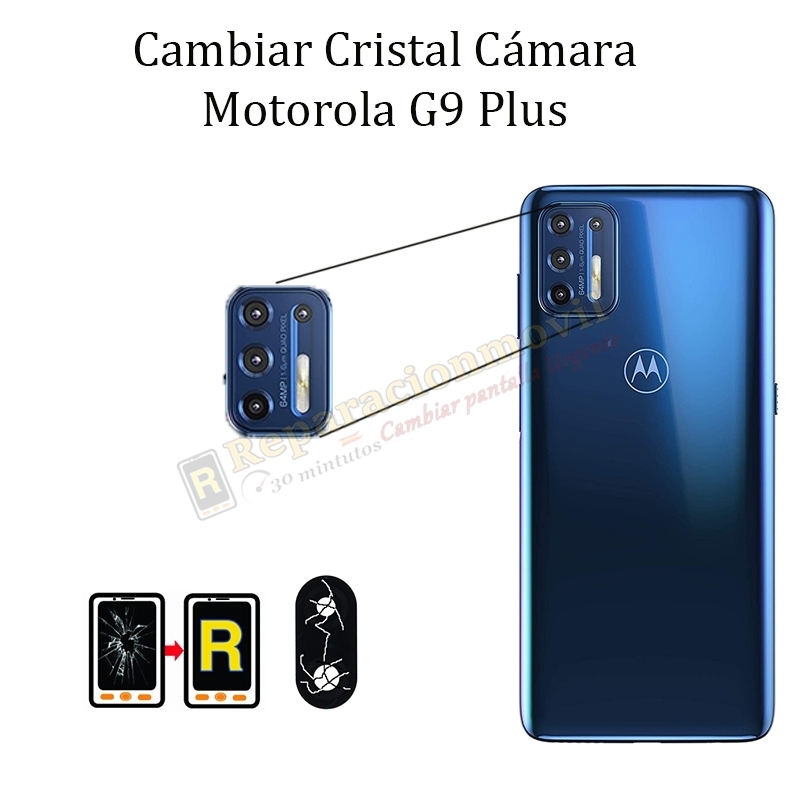 Cambiar Cristal Cámara Trasera Motorola G9 Plus