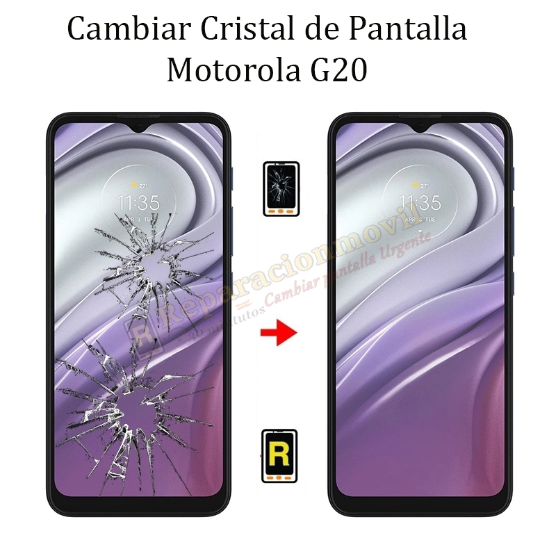 Cambiar Cristal De Pantalla Motorola Moto G20