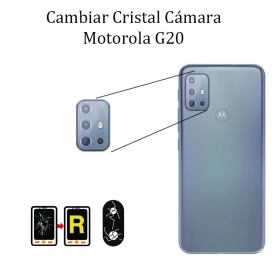 Cambiar Cristal Cámara Trasera Motorola Moto G20