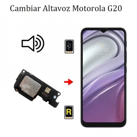 Cambiar Altavoz De Música Motorola Moto G20
