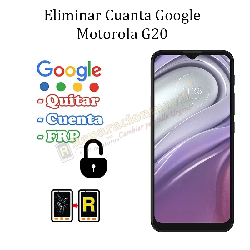 Eliminar Contraseña y Cuenta Google Motorola Moto G30