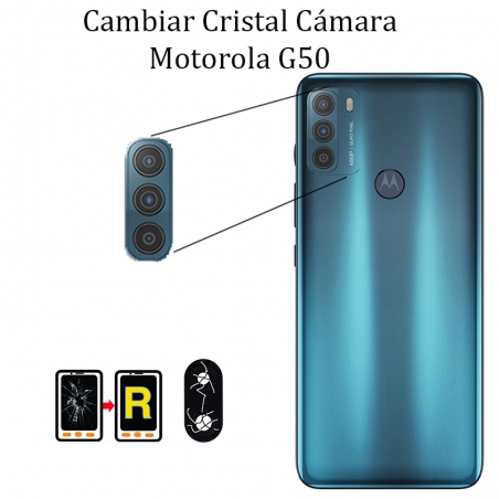 Cambiar Cristal Cámara Trasera Motorola Moto G50