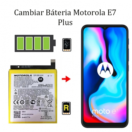 Cambiar Batería Motorola Moto E7 Plus