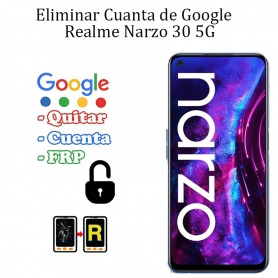 Eliminar Contraseña y Cuenta Google Realme Narzo 30 5G