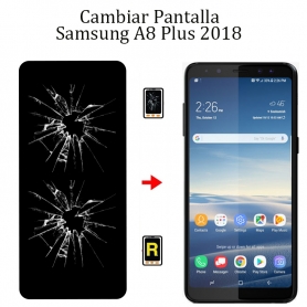 Cambiar Pantalla Samsung Galaxy A8 Plus 2018