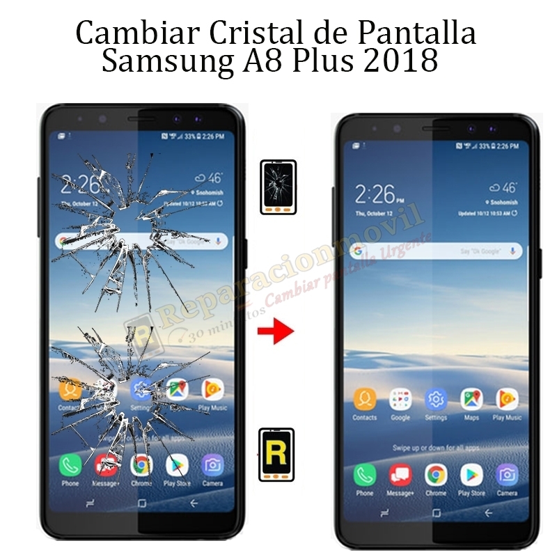 Cambiar Cristal De Pantalla Samsung Galaxy A8 Plus 2018