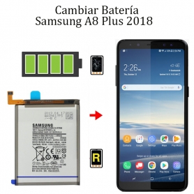 Cambiar Batería Samsung Galaxy A8 Plus 2018