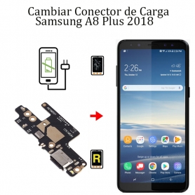 Cambiar Conector De Carga Samsung Galaxy A8 Plus 2018