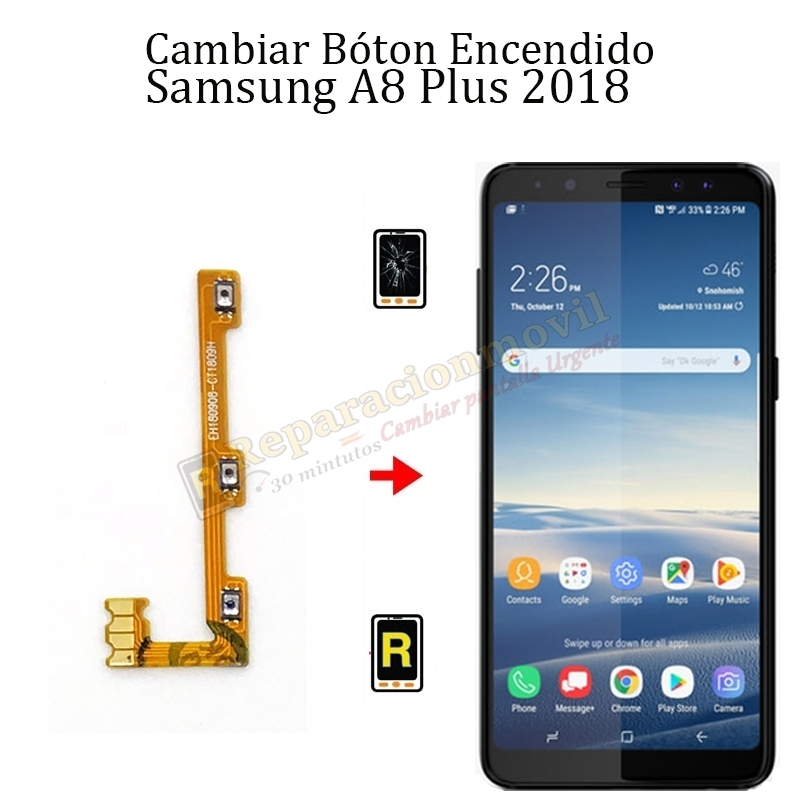 Cambiar Botón De Encendido Samsung Galaxy A8 Plus 2018