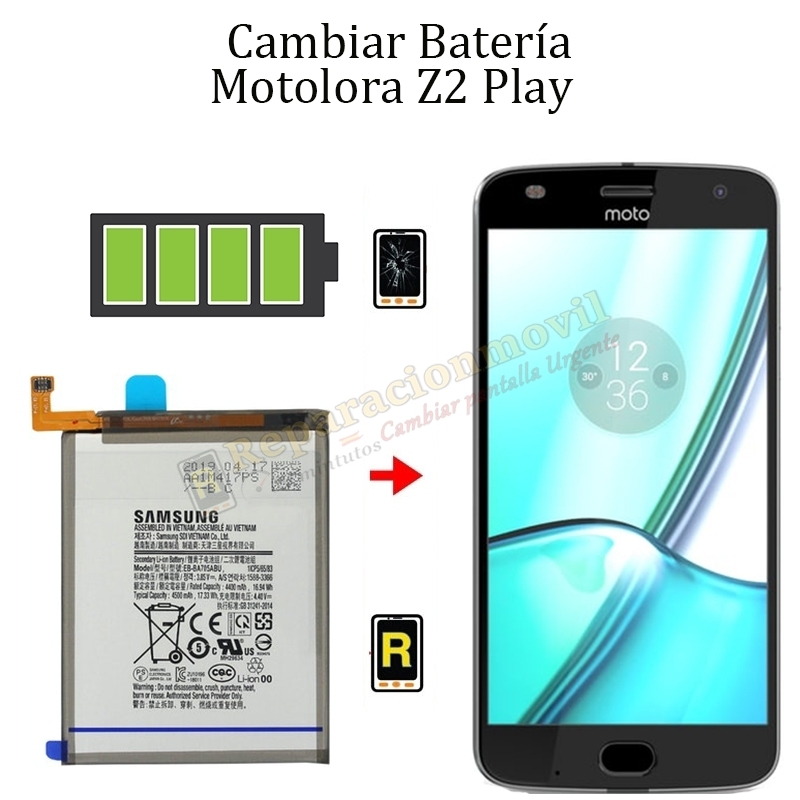Cambiar Batería Motorola Z2 Play