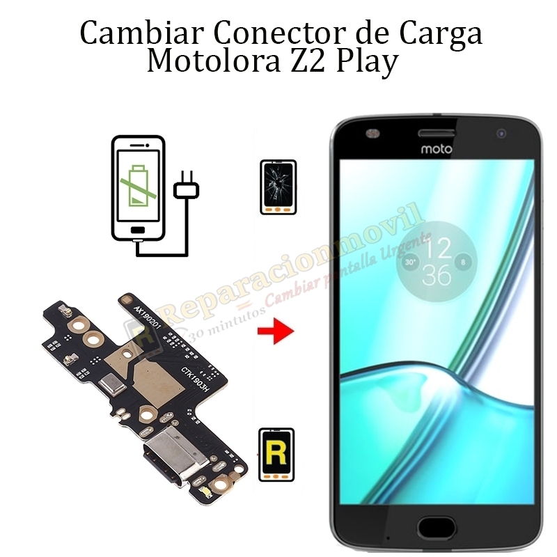 Cambiar Conector De Carga Motorola Z2 Play