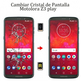 Cambiar Cristal De Pantalla Motorola Z3 Play