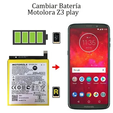 Cambiar Batería Motorola Z3 Play