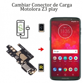 Cambiar Conector De Carga Motorola Z3 Play