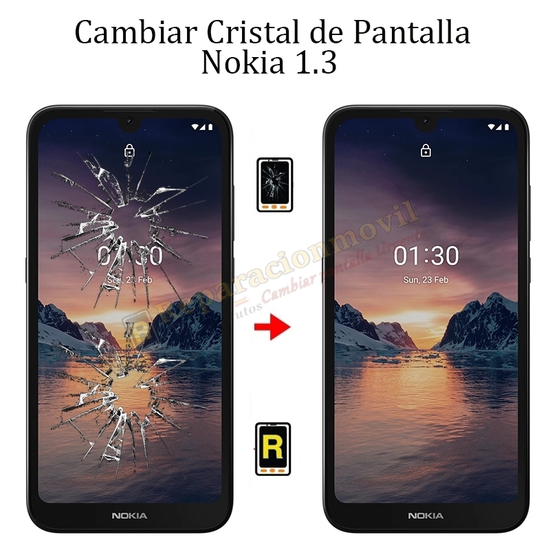 Cambiar Cristal De Pantalla Nokia 1,3