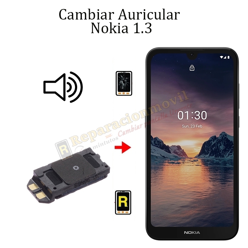 Cambiar Auricular De Llamada Nokia 1,3