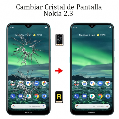 Cambiar Cristal De Pantalla Nokia 2,3
