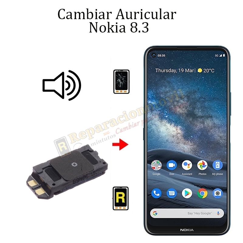 Cambiar Auricular De Llamada Nokia 8,3