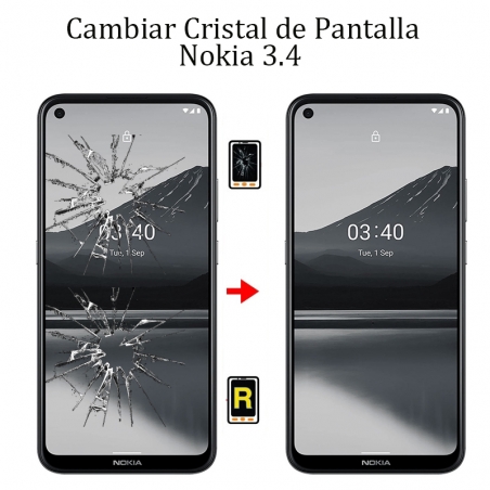 Cambiar Cristal De Pantalla Nokia 3,4