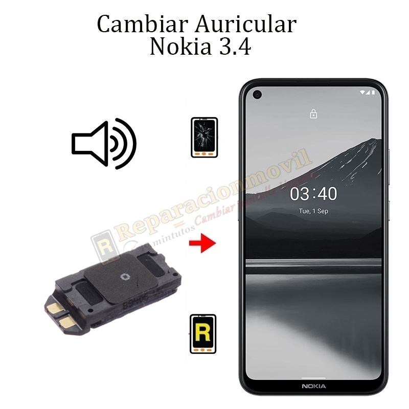 Cambiar Auricular De Llamada Nokia 3,4
