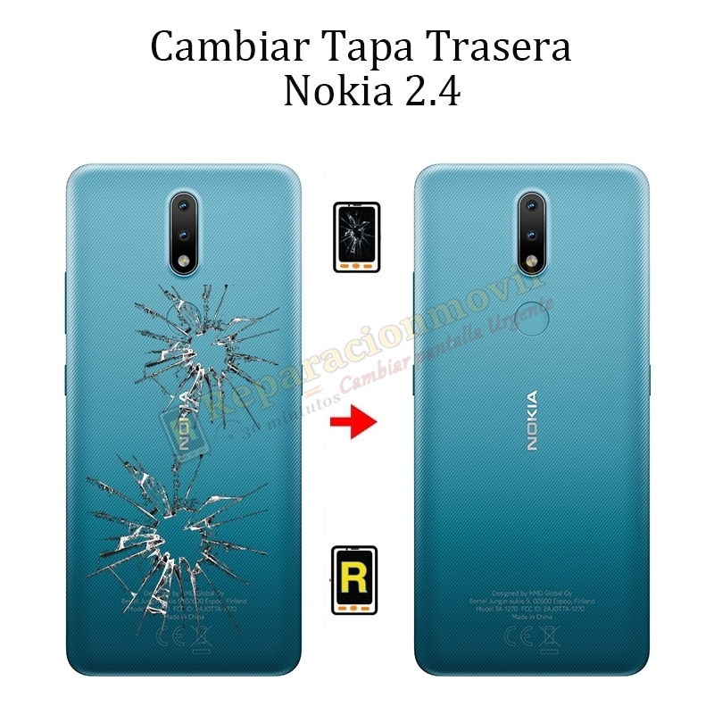 Cambiar Tapa Trasera Nokia 2,4