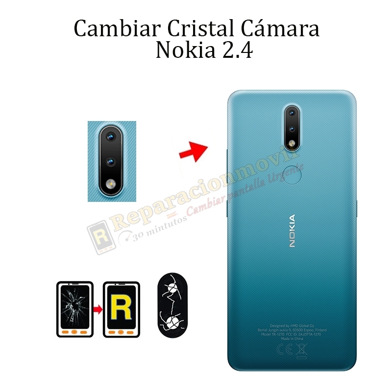 Cambiar Cristal Cámara Trasera Nokia 2,4