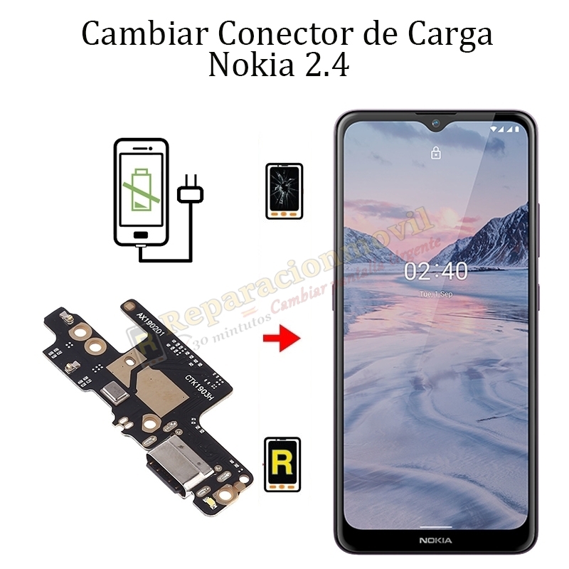 Cambiar Conector De Carga Nokia 2,4