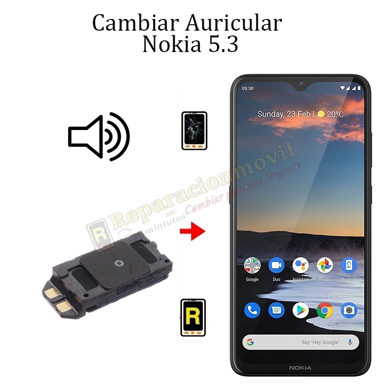 Cambiar Auricular De Llamada Nokia 5,3