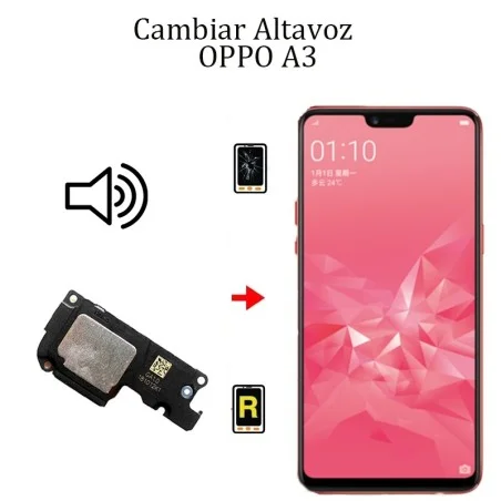 Cambiar Altavoz De Música OPPO A3