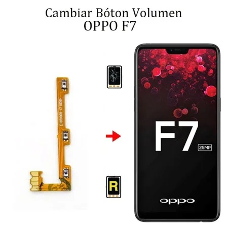 Cambiar Botón De Volumen OPPO F7