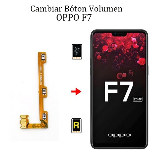 Cambiar Botón De Volumen OPPO F7
