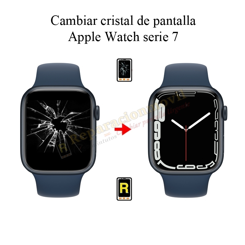 Cambiar Cristal De Pantalla Apple Watch 7 (41MM)