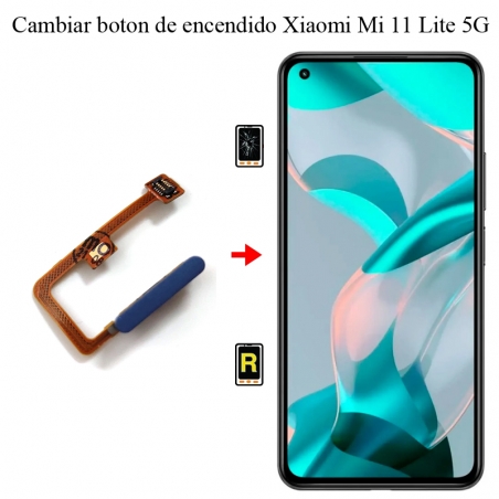Cambiar Botón De Encendido con Huella Xiaomi Mi 11 Lite 5G NE