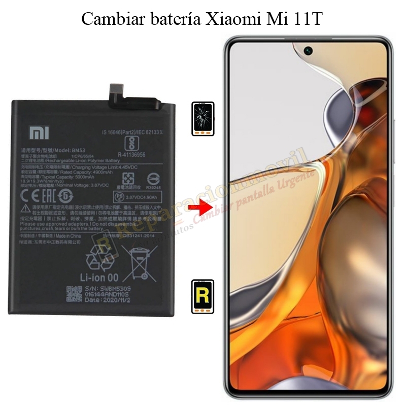Cambiar Batería Xiaomi Mi 11T BM59