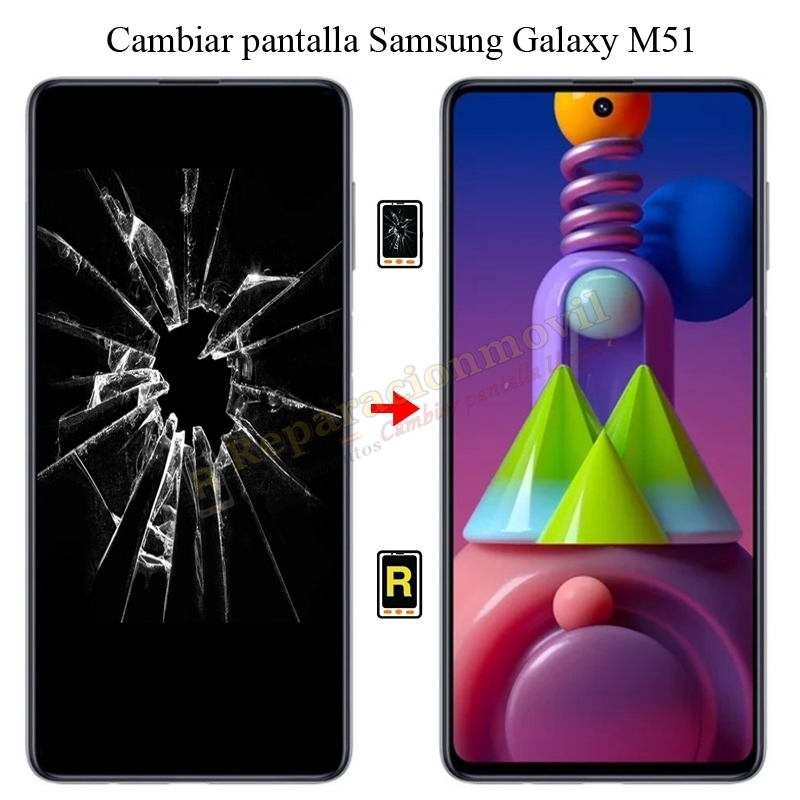 Cambiar Pantalla Samsung Galaxy M51