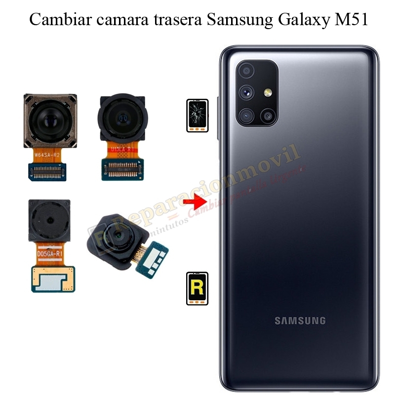 Cambiar Cámara Trasera Samsung Galaxy M51