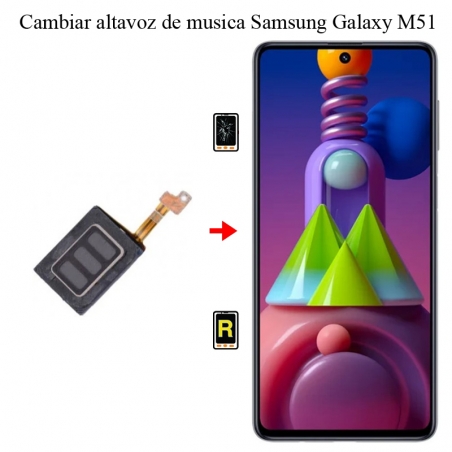 Cambiar Altavoz De Música Samsung Galaxy M51