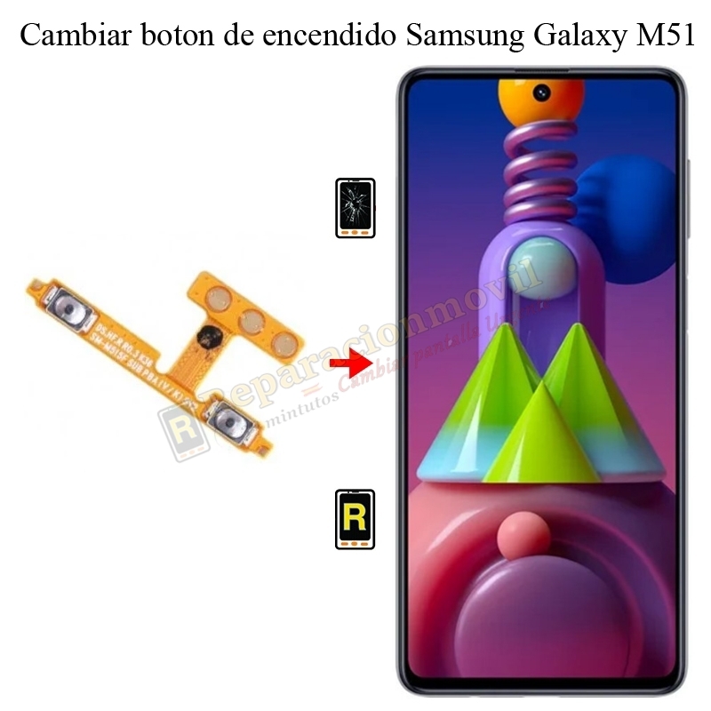 Cambiar Botón De Encendido Samsung Galaxy M51