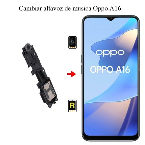 Cambiar Altavoz De Música OPPO A16