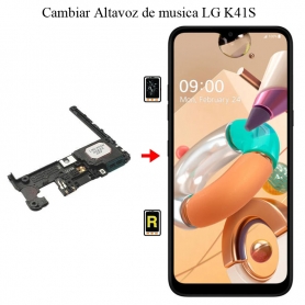 Cambiar Altavoz De Música LG K41S
