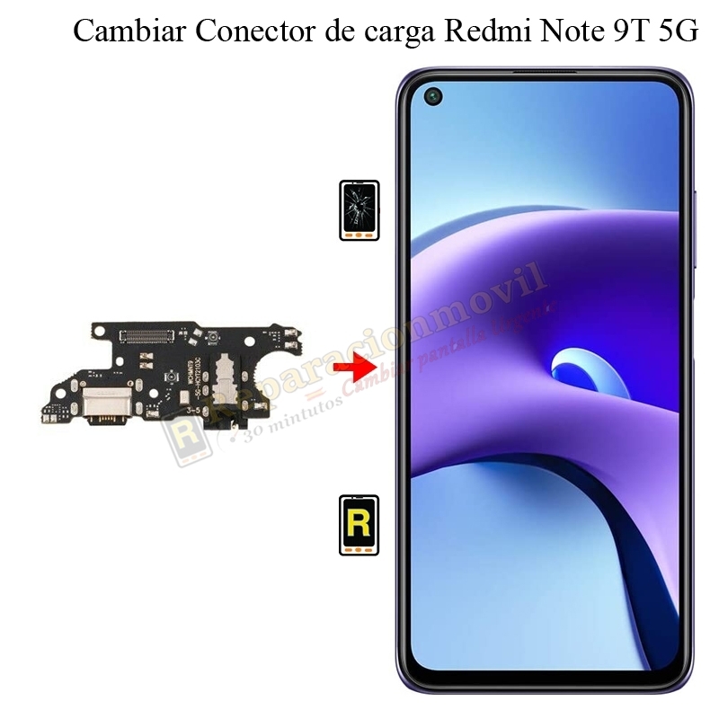 Cambiar Conector De Carga Redmi Note 9T 5G