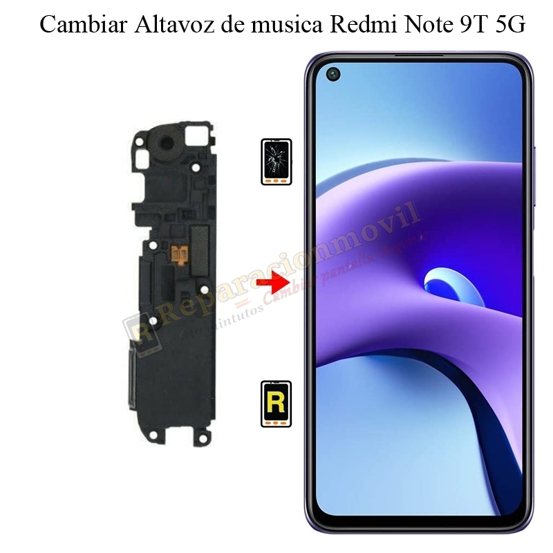 Cambiar Altavoz De Música Redmi Note 9T 5G