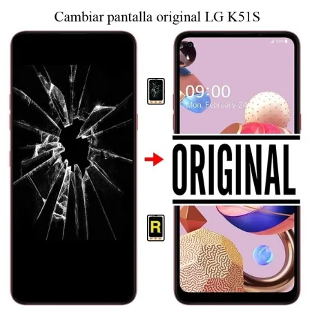 Cambiar Pantalla LG K51S Original