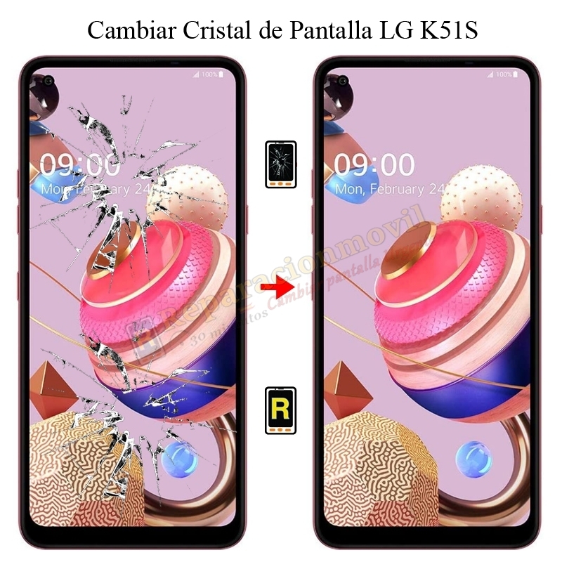 Cambiar Cristal De Pantalla LG K51S