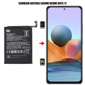 Cambiar Batería Xiaomi Redmi Note 11