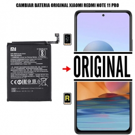 cambiar Batería Original Xiaomi Redmi Note 11 Pro