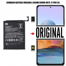 Cambiar Batería Xiaomi Redmi Note 11 Pro 5G Original
