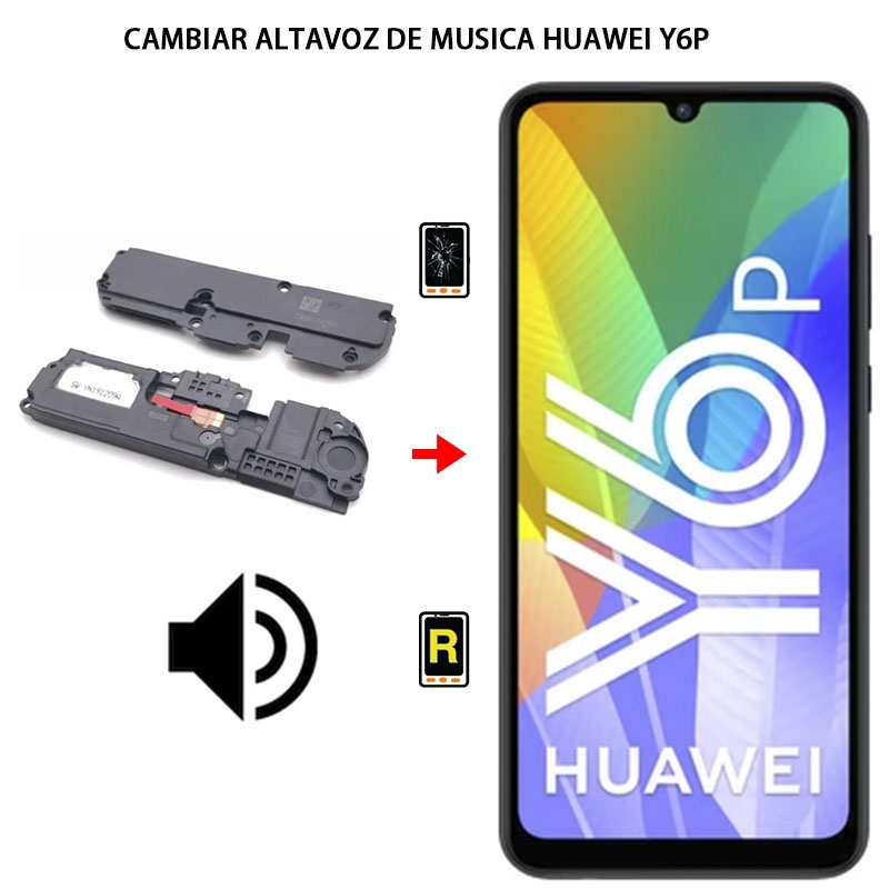 Cambiar Altavoz De Música Huawei Y6P 2020