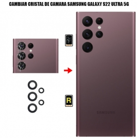 Cambiar Cristal Cámara Trasera Samsung Galaxy S22 Ultra 5G